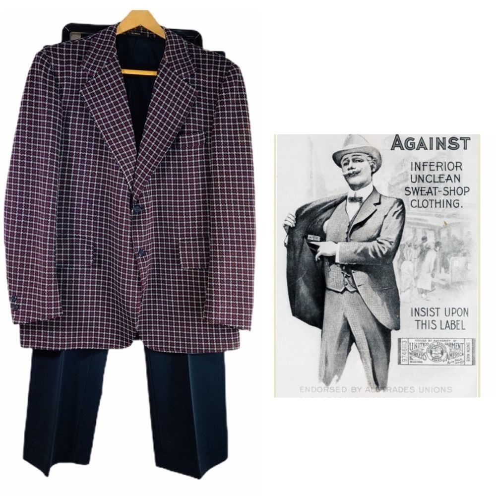 Vintage 1970’s United Workers Union Blazer…